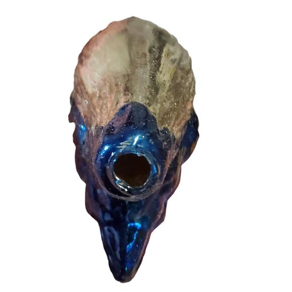 Vintage Glass By Peschka Hand Blown Glass Bird Christmas Ornament - Picture 4 of 5